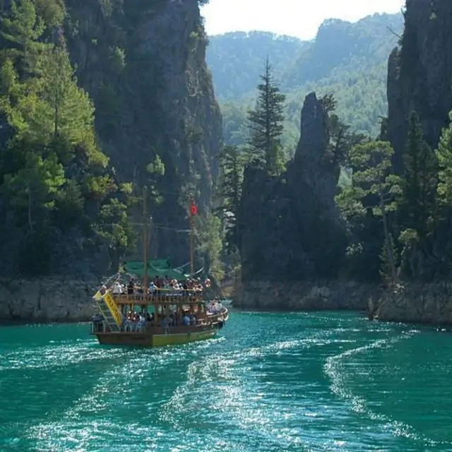 From Antalya: Green Canyon Boat Tour with Lunch and Drinks