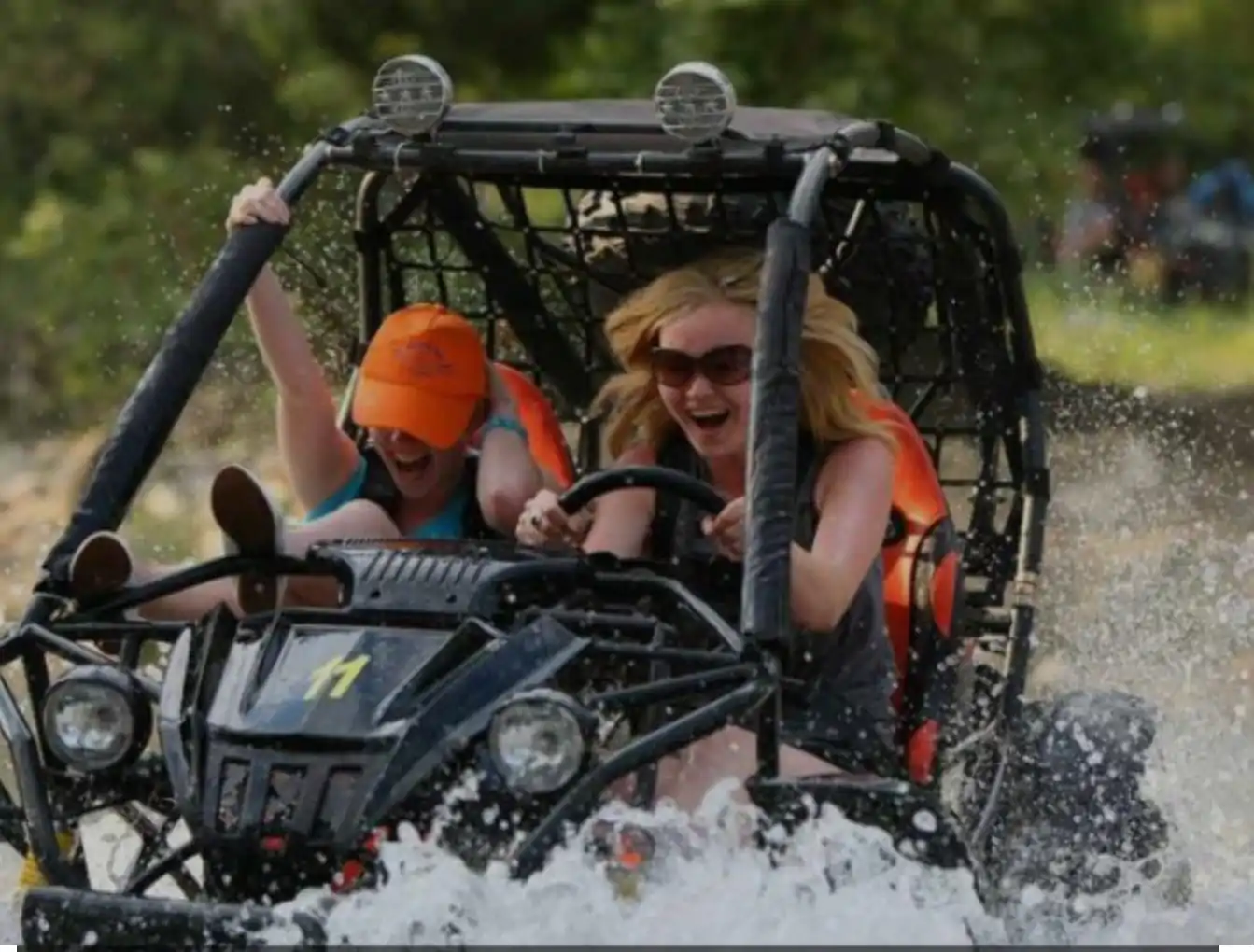 From Antalya 4 in 1: Buggy Rafting Zipline and Jeep