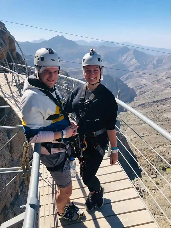 From Dubai Private Ras Al Khaimah Tour  with Optional Zip Line Adventure for Up to 6 Guests