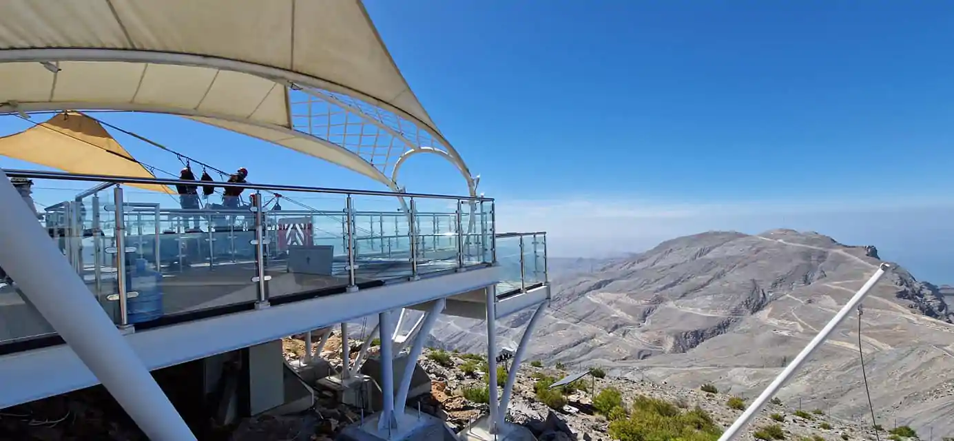 From Dubai Private Ras Al Khaimah Tour  with Optional Zip Line Adventure for Up to 6 Guests
