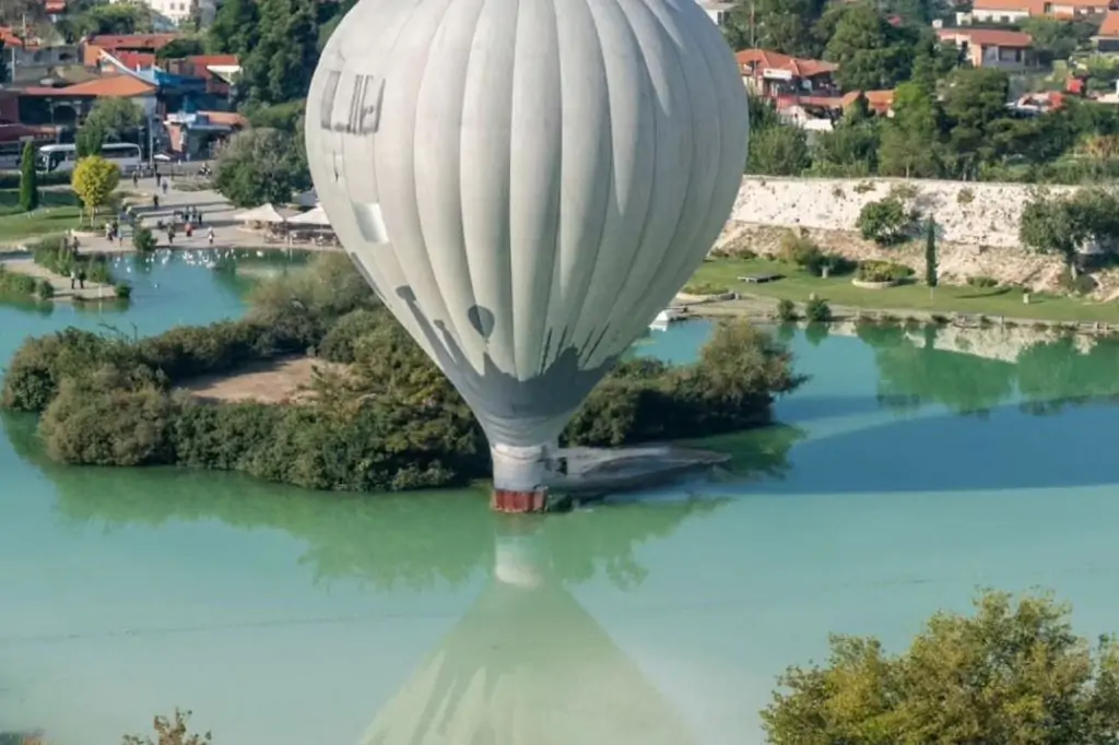 Полёт на воздушном шаре в Памуккале