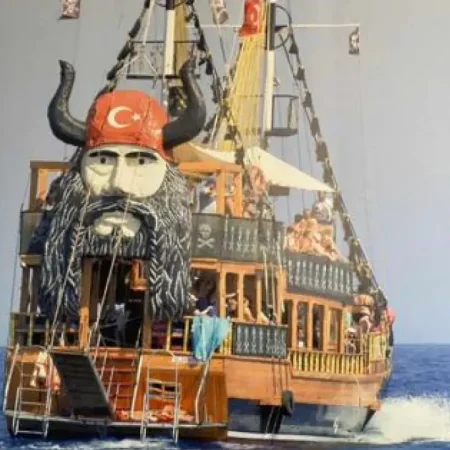 Zijde Piratenboot
