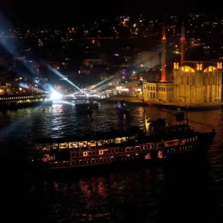 Istanbul Dinner Cruise cu alcool (Turul Bosforului)