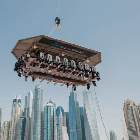 Dinner in The Sky - podniebne doznania kulinarne w Dubaju