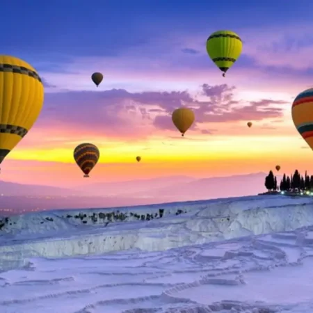 Heißluftballonfahrt von Kemer nach Pamukkale