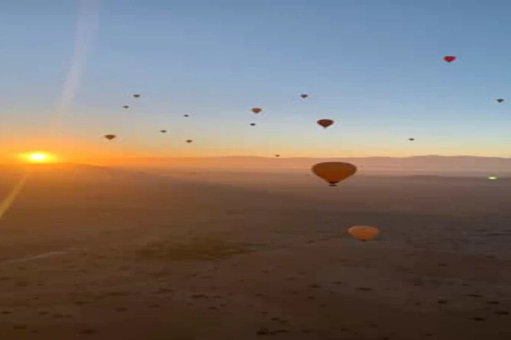 Zbor cu balonul cu aer cald cu mic dejun berber din Marrakech