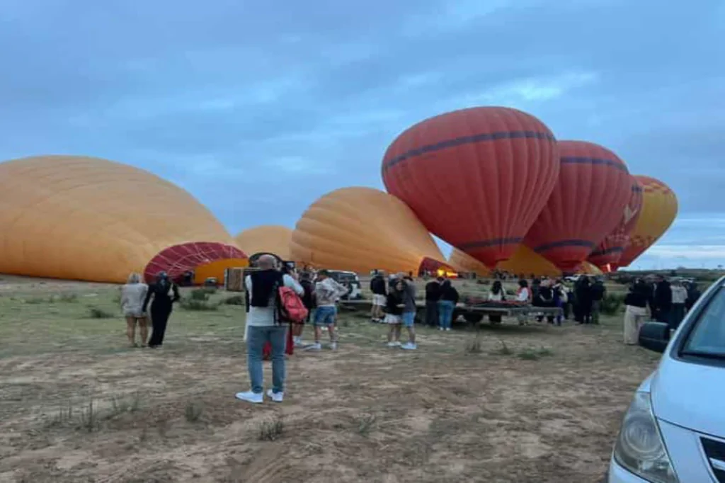 Zbor cu balonul cu aer cald cu mic dejun berber din Marrakech