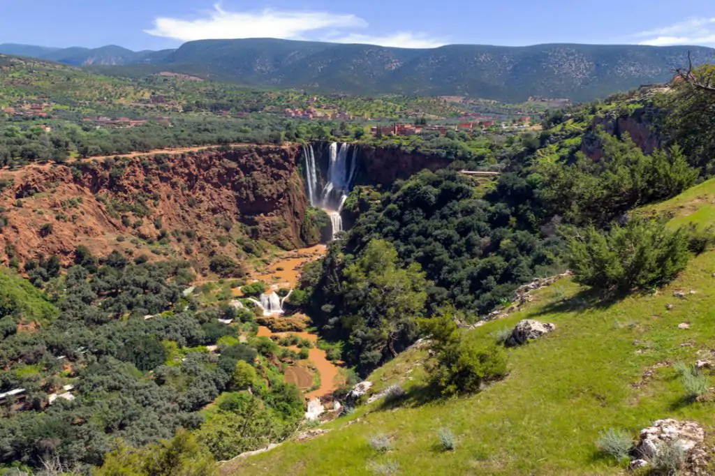 Tagesausflug Ouzoud Wasserfälle Geführte Wanderung und Bootstour