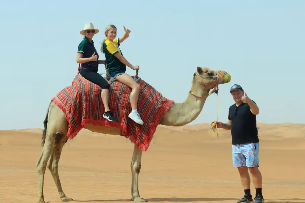 Kamel-Trekking in Dubai
