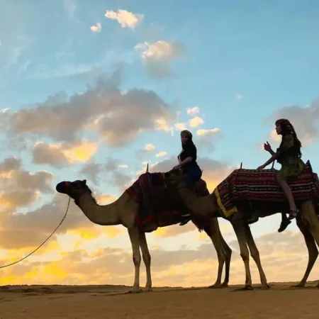 Z Dubaju Wspólne wieczorne safari na pustyni z kolacją w Bab Al Shams Resort Tour