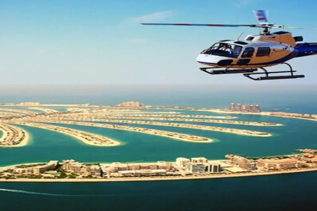 Dubai Highlights Sightseeing Helicopter Tour 12 min/15 min/17 min/25 min z transferem premium