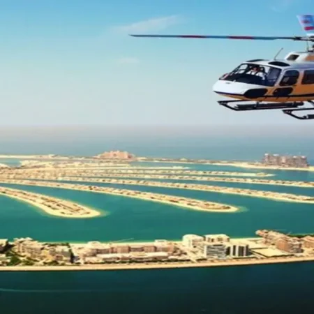 Dubai Highlights Sightseeing Helicopter Tour 12 min/15 min/17 min/25 min z transferem premium