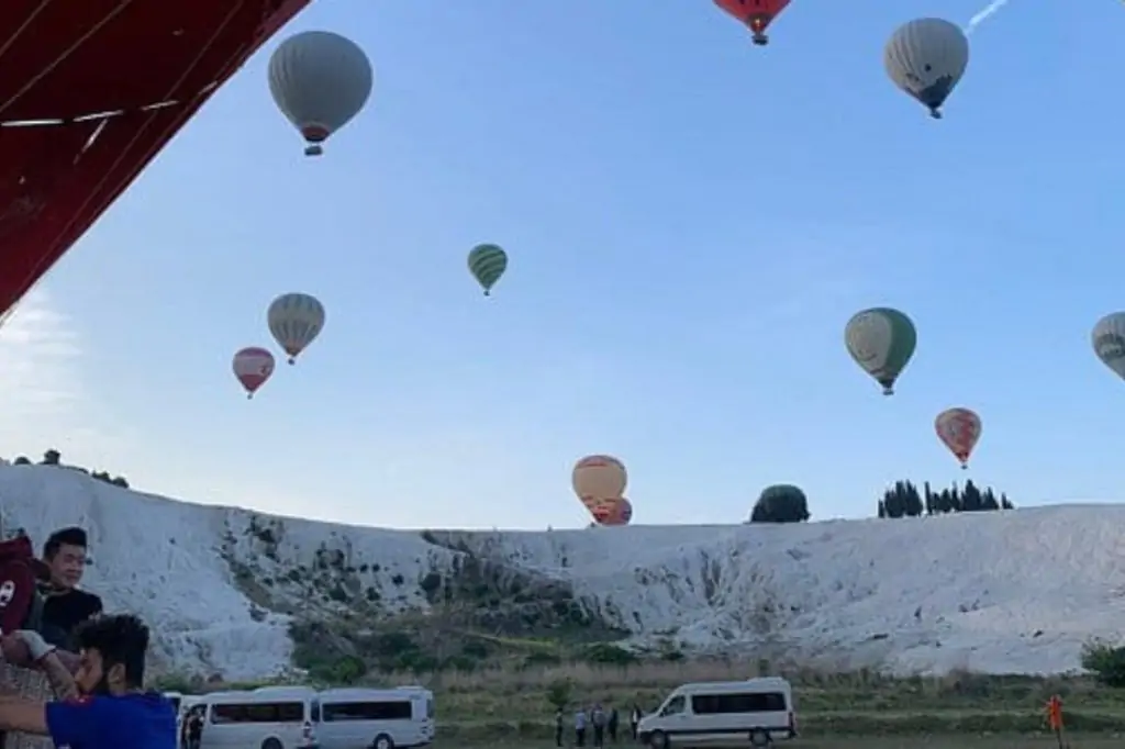 Excursie de o zi la Pamukkale din Fethiye și Oludeniz