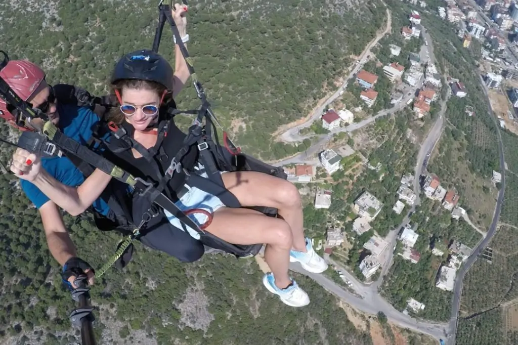 Alanya Paragliding Tour -Manavgat und Seitentransfer und Fluggebiet Eintrittsgebühr nicht inbegriffen