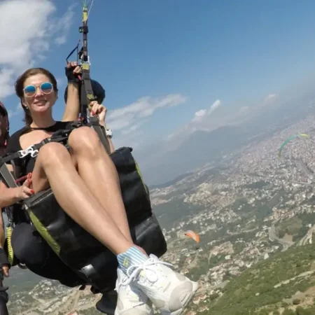 Alanya Professional Paragliding Tour -Antalya and Belek Transfer and Flight Area Entrance Fee Excluded