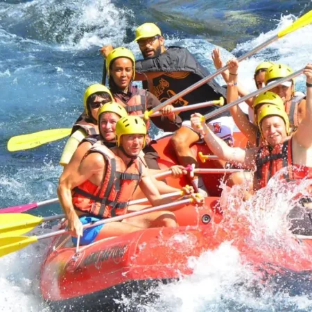 6-in-1-Abenteuer-Tour: Cabrio Safari, Tazi Canyon, Rafting, Ziplien, Buggy & ATV Safari