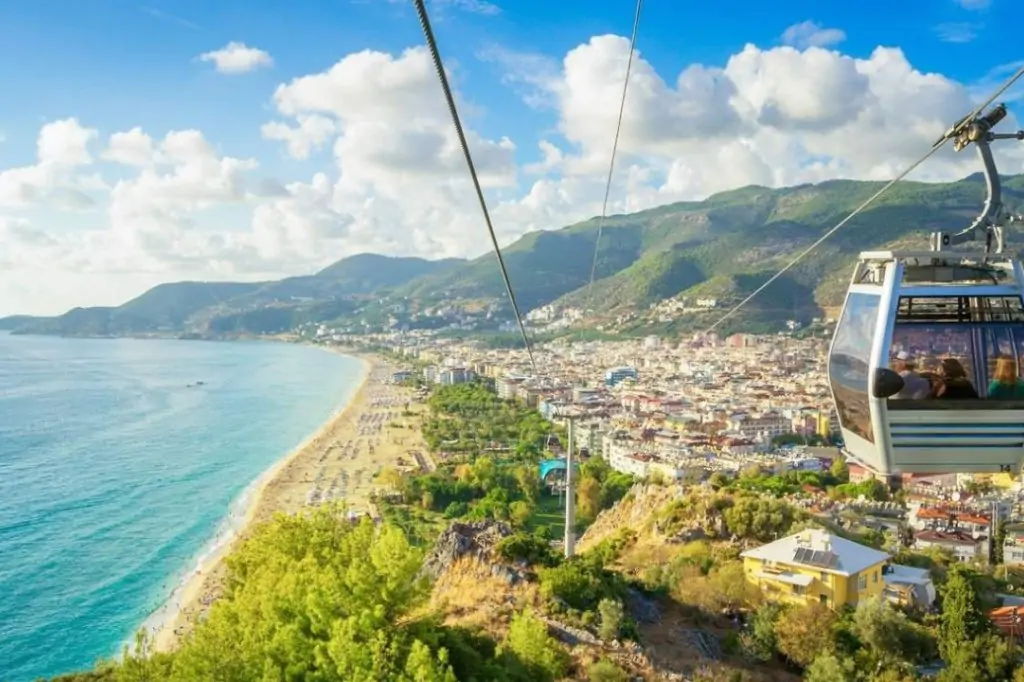 Sunset in Alanya: Cable Car-Free City Tour and Beach BBQ Party