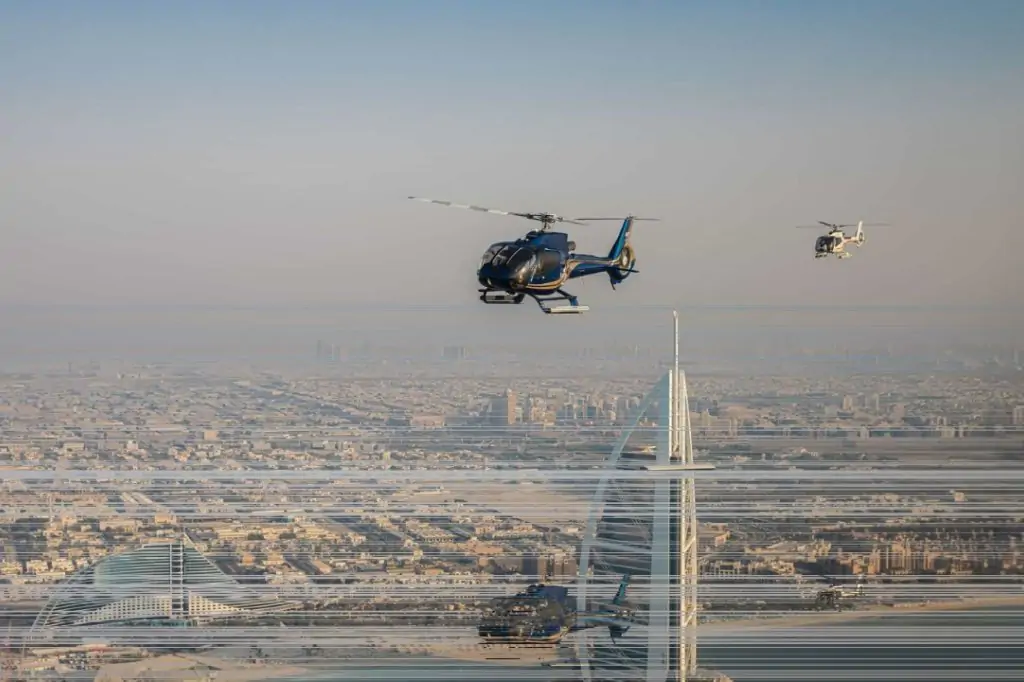 Entdecken Sie Dubai aus der Vogelperspektive