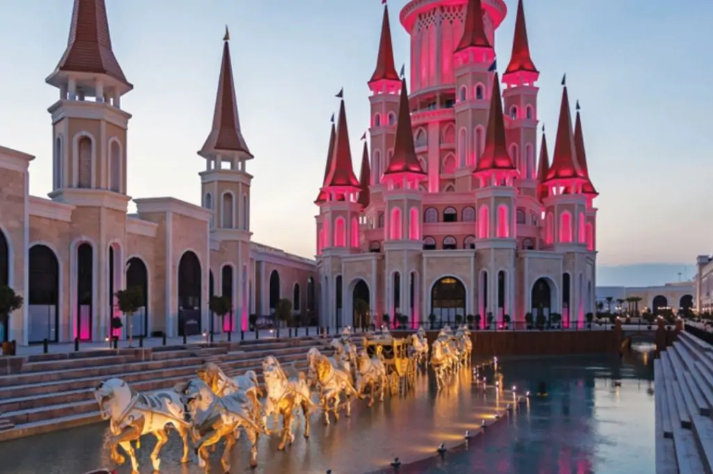 Night show at The Land of Legends Park from Alanya