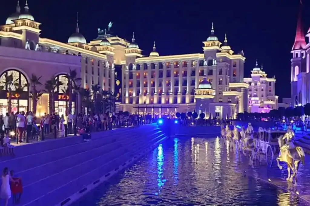 Night show at The Land of Legends Park from Alanya