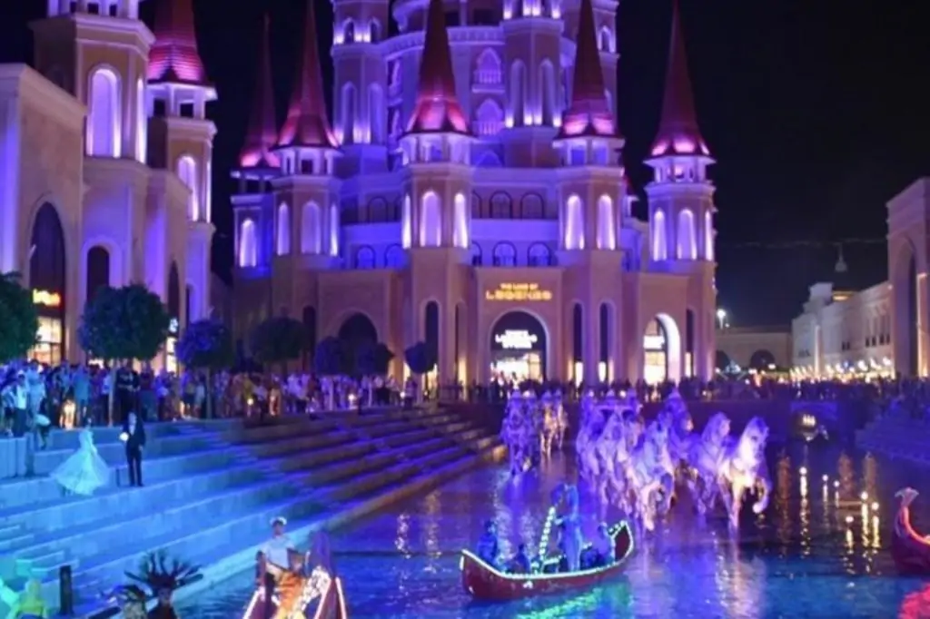 Night show at The Land of Legends Park from Side/Manavgat